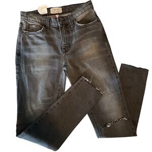 Current Elliott Mamacita Black Wash Denim Jeans size 25